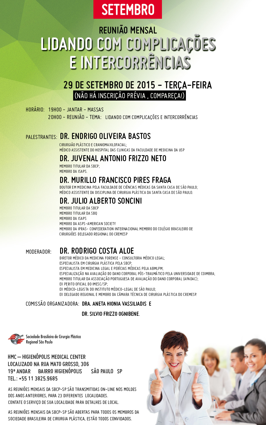 Reunião Mensal Setembro de 2015