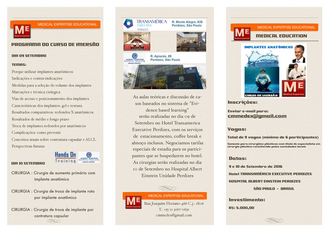 Curso Implantes Anatômicos Set/2016