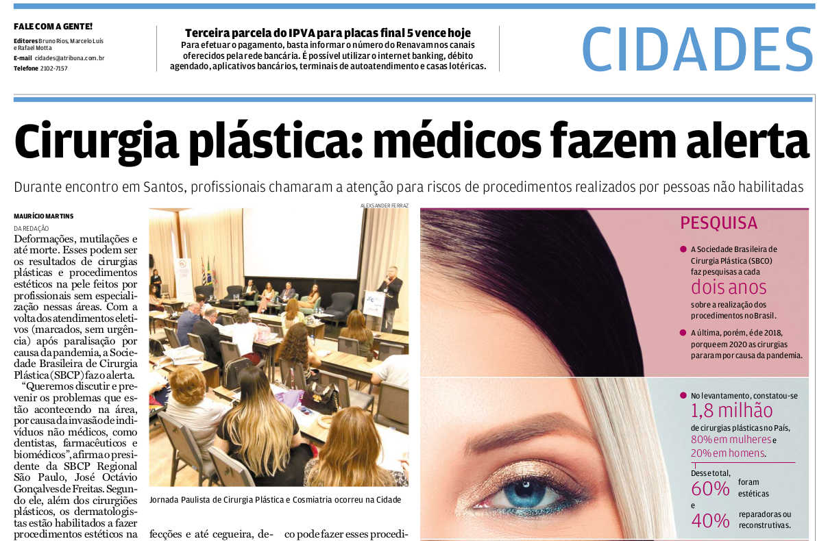 clipping Tribuna Santos JPc22 Santos