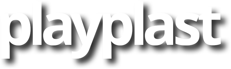 logo playplast branco
